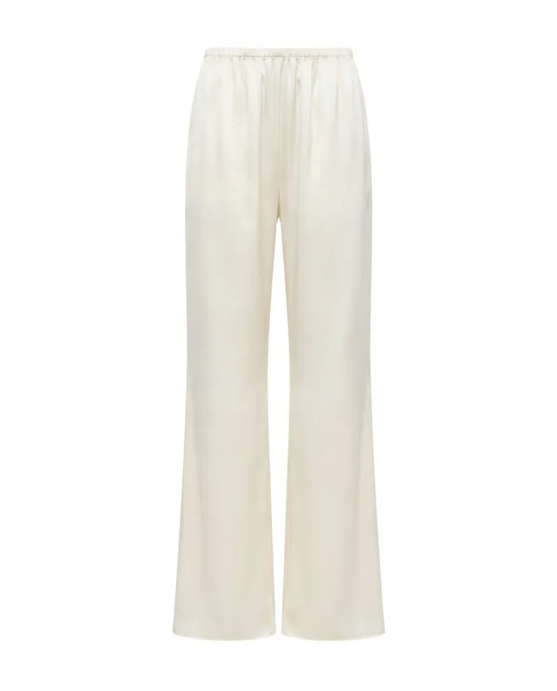 Kremowe spodnie z jedwabiu Flow - Image #3