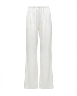 Białe spodnie z jedwabiu Flow - Image #4
