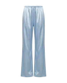 Błękitne spodnie z jedwabiu Flow - Image #3