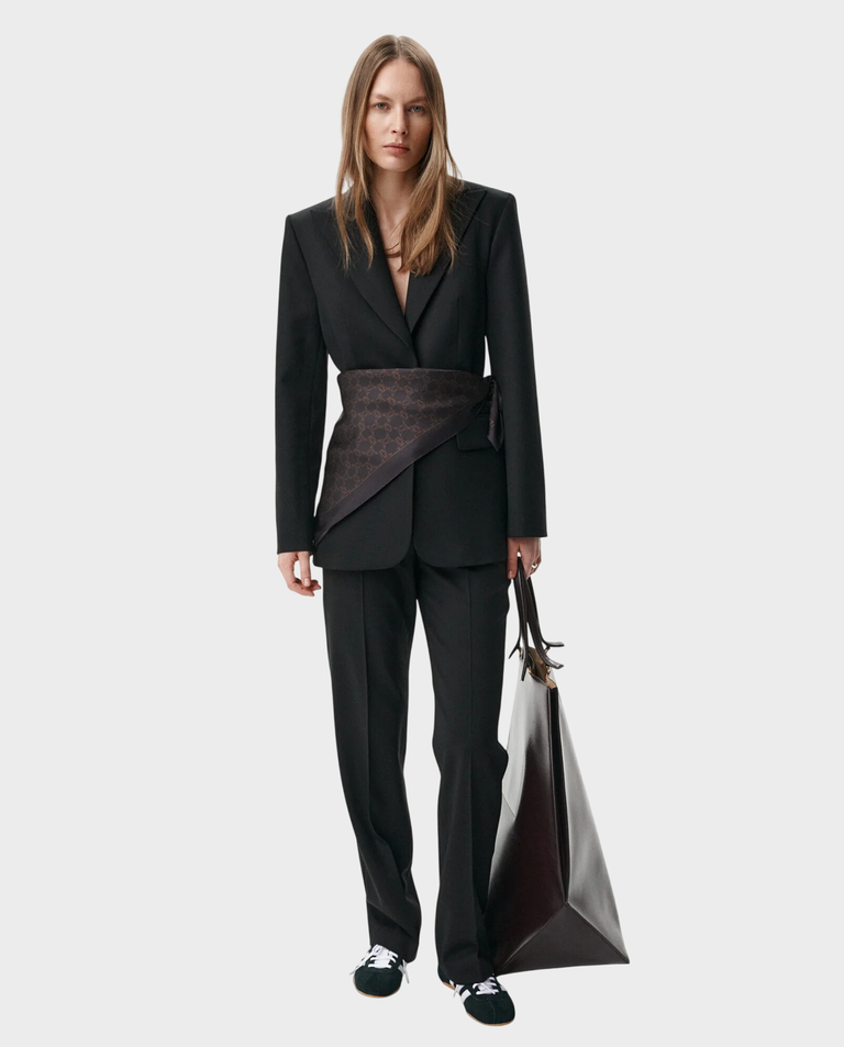 Czarna wełniana marynarka Serene - Image #4