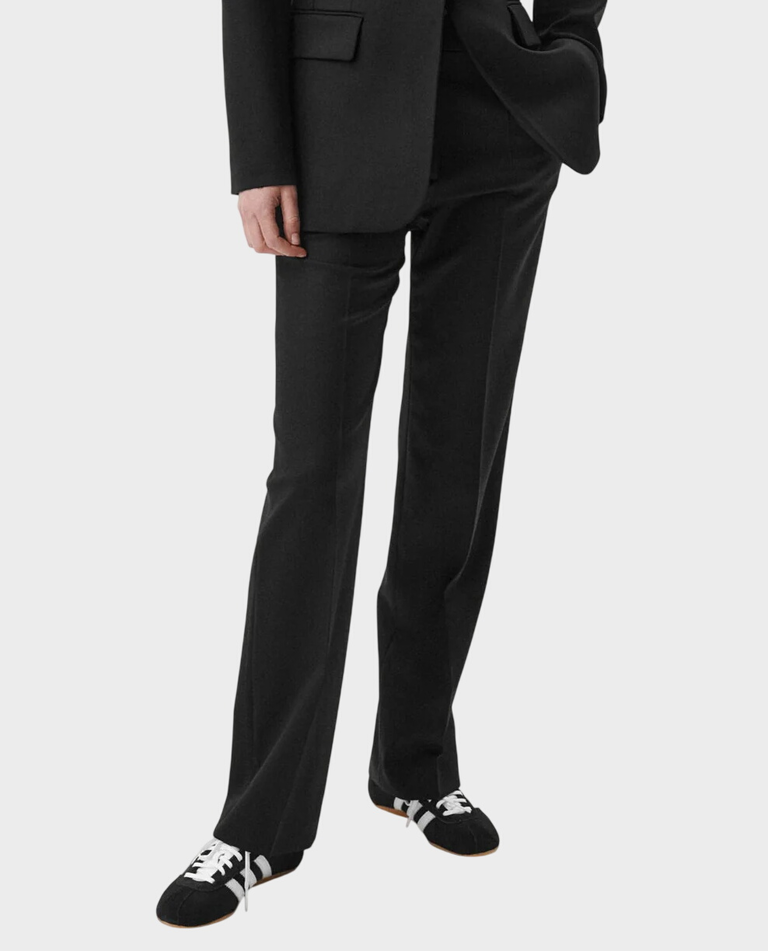 Czarne wełniane spodnie Serene