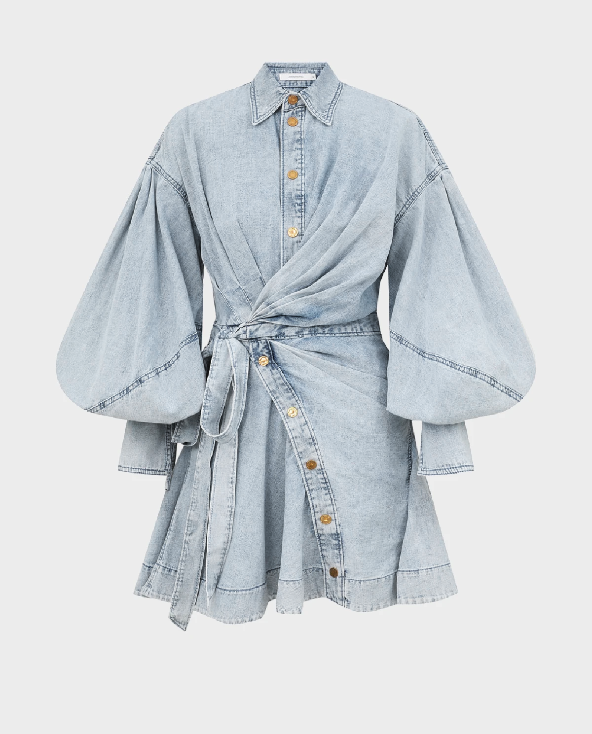 Jeansowa mini sukienka Rebellion - Image #1