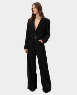 Szerokie spodnie z bawełny Leni - Image #1