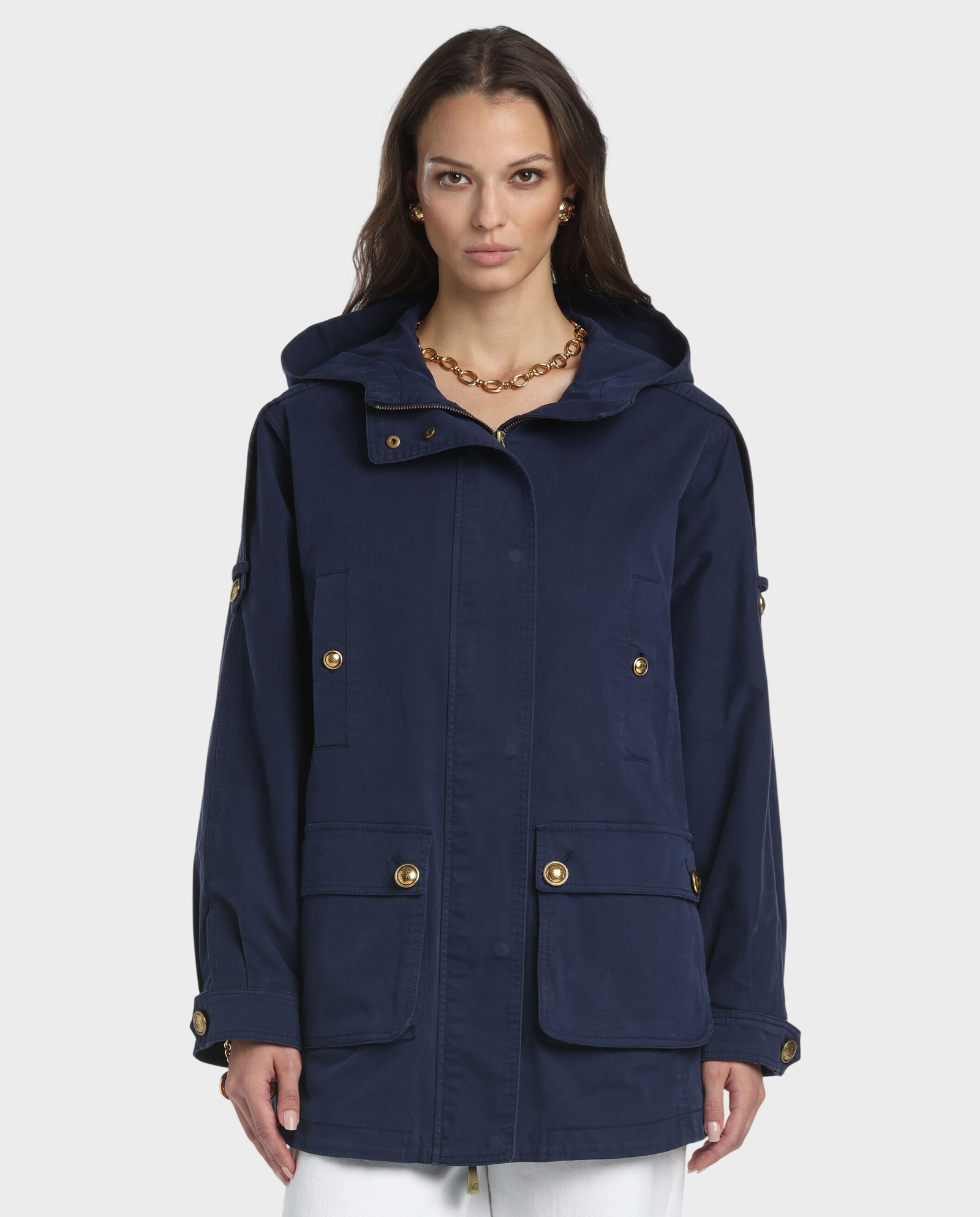 Granatowa kurtka Ventoso - Image #0