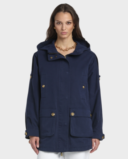 Granatowa kurtka Ventoso - Image #0