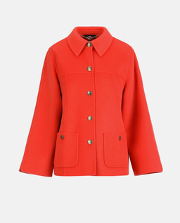 Koralowy płaszcz Vantos - Image #4