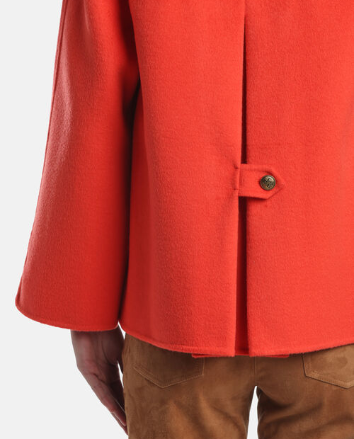 Koralowy płaszcz Vantos - Image #5