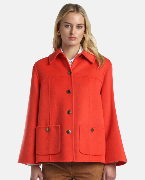 Koralowy płaszcz Vantos