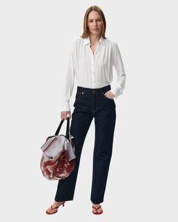 Biała koszula z kołnierzykiem Amelie - Image #1