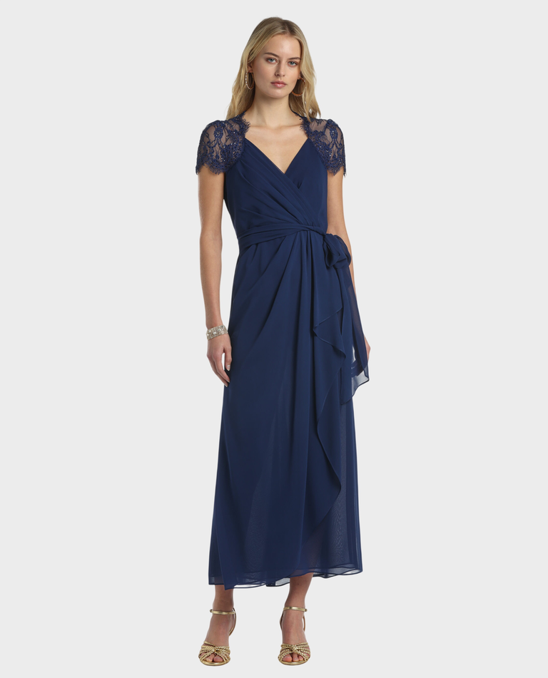 Granatowa sukienka Piolo