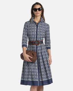 Granatowa sukienka Pagliolo - Image #2