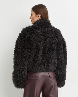 Czarna skórzana kurtka Nofre - Image #4