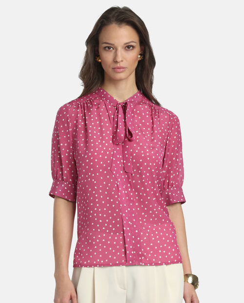 Różowa bluzka w kropki Barcolana - Image #3