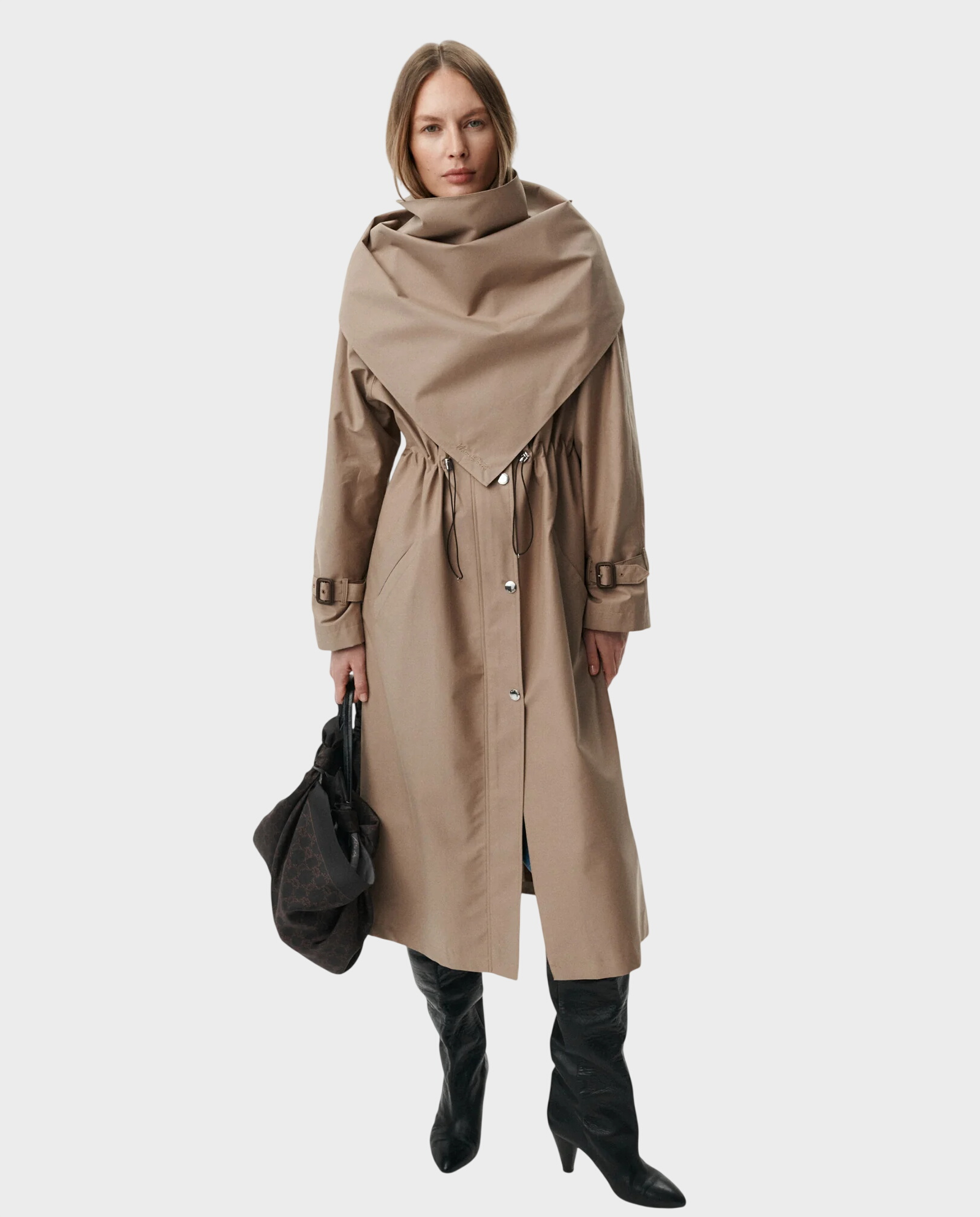 Beżowa chusta Stella - Image #2