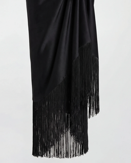 Jedwabny sarong z frędzlami Muse - Image #1