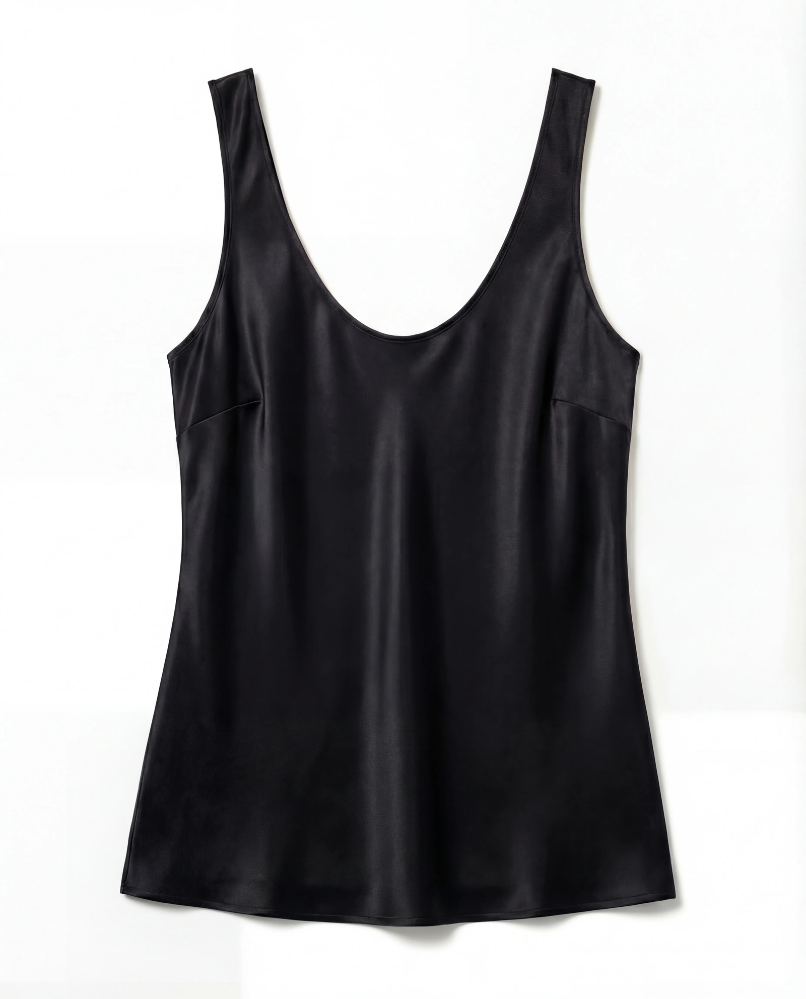 Czarny top z jedwabiu Diane - Image #1