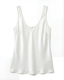 Biały top z jedwabiu Diane - Image #1