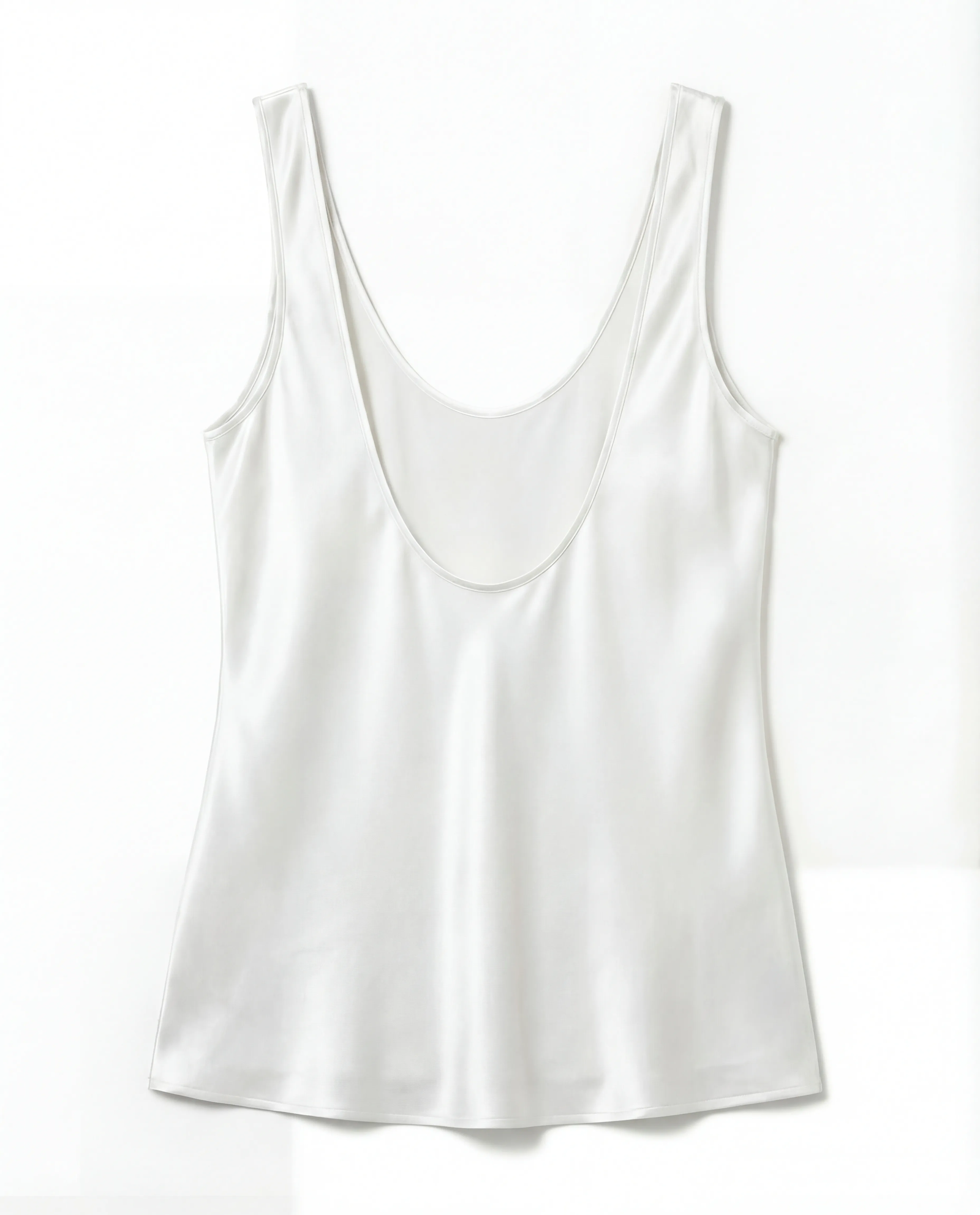 Biały top z jedwabiu Diane - Image #2