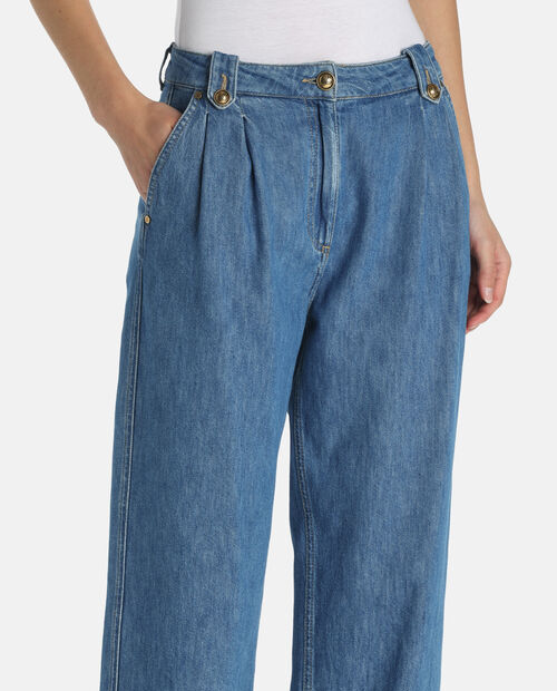 Jeansy z szerokimi nogawkami Allieva - Image #3