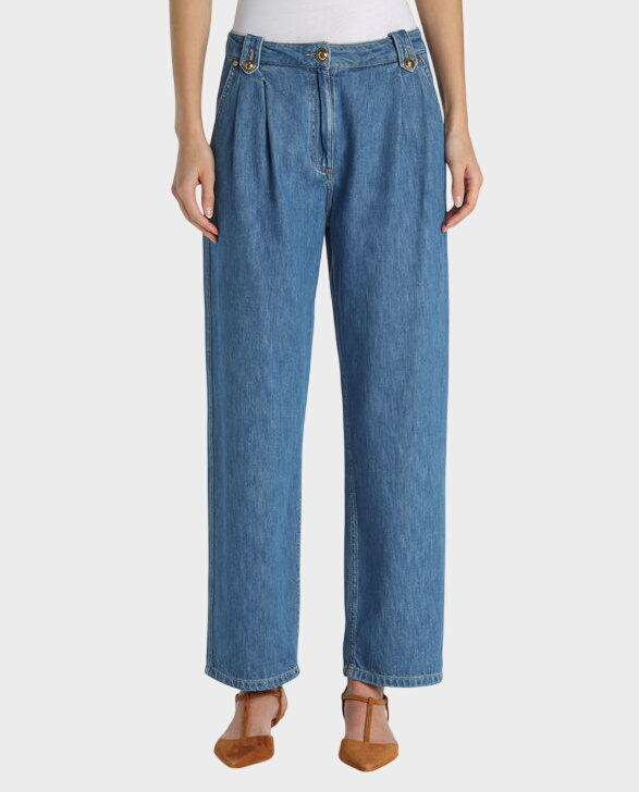 Jeansy z szerokimi nogawkami Allieva - Image #0