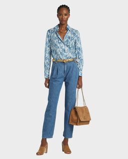 Jeansy z szerokimi nogawkami Allieva - Image #2