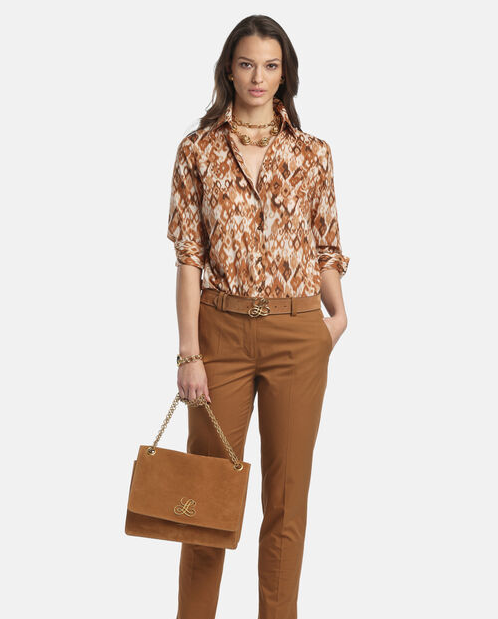 Brązowa koszula Bancarella - Image #2