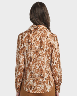 Brązowa koszula Bancarella - Image #1