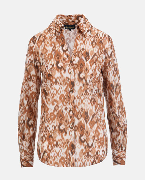 Brązowa koszula Bancarella - Image #5