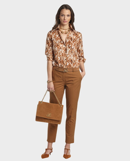 Brązowe spodnie Agropoli - Image #2