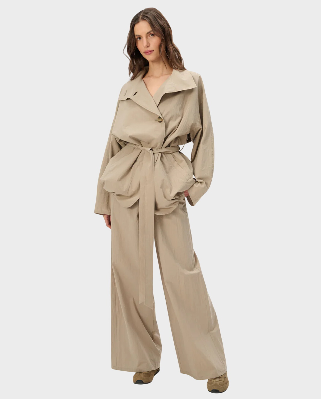 Krótki trencz o kroju bombki Penelope - Image #2