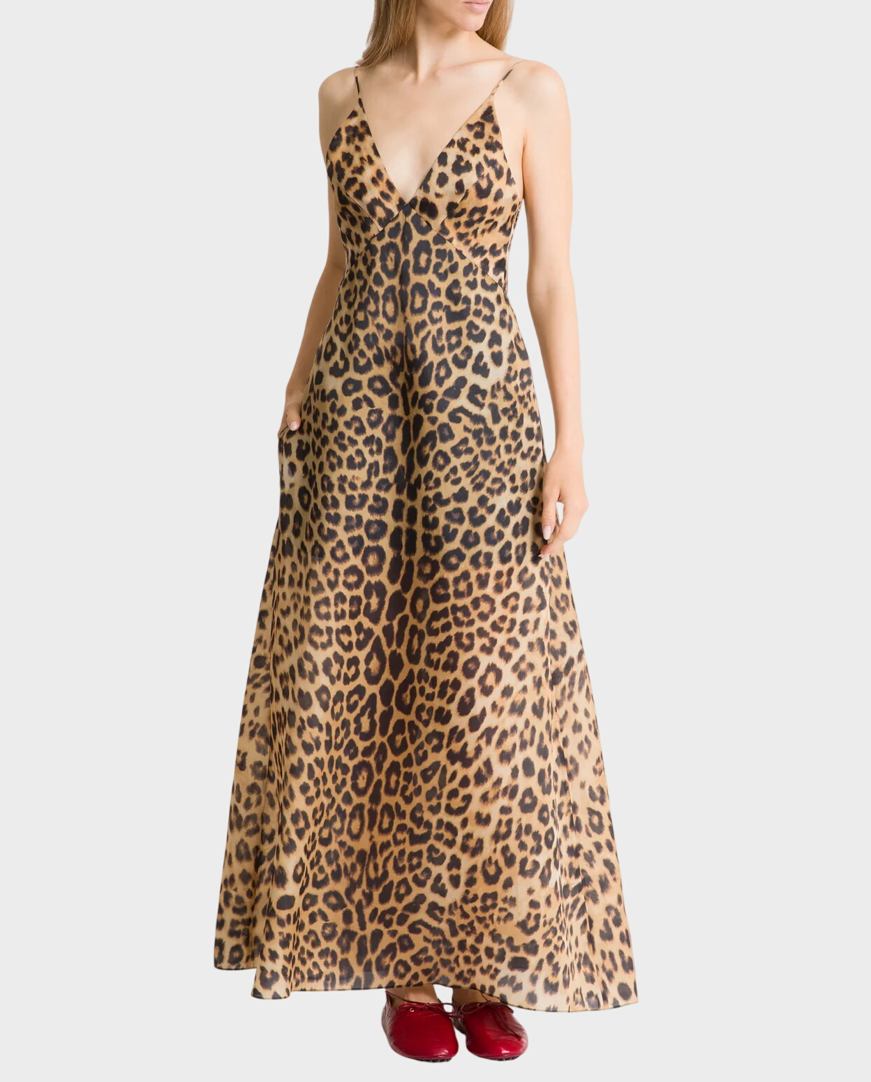 Jedwabna sukienka w zwierzęcy print - Image #0