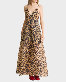 Jedwabna sukienka w zwierzęcy print - Image #0