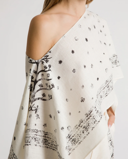 Lniany top z nadrukiem - Image #3