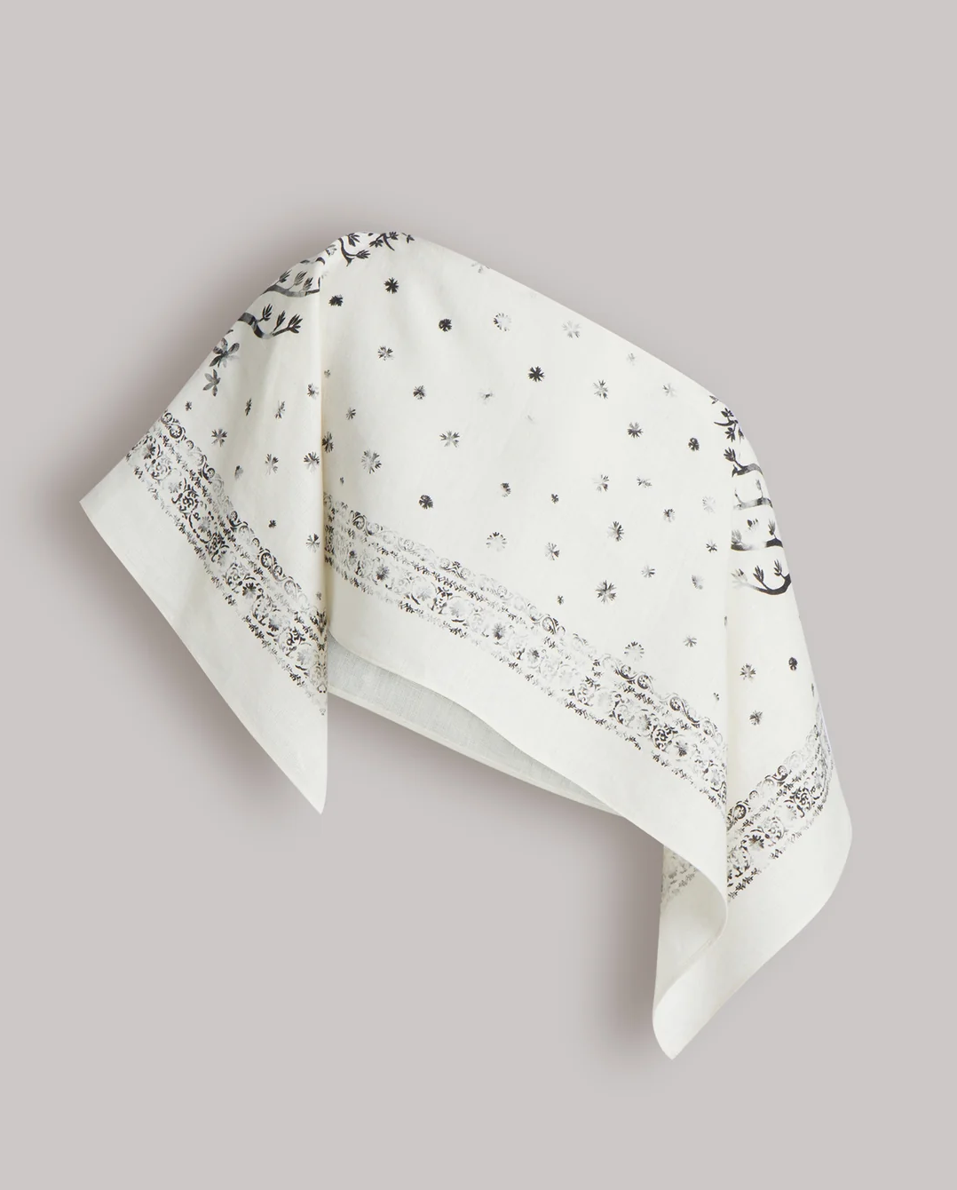 Lniany top z nadrukiem - Image #1