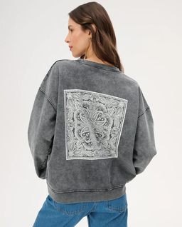 Bawełniana bluza z nadrukiem Ben - Image #2