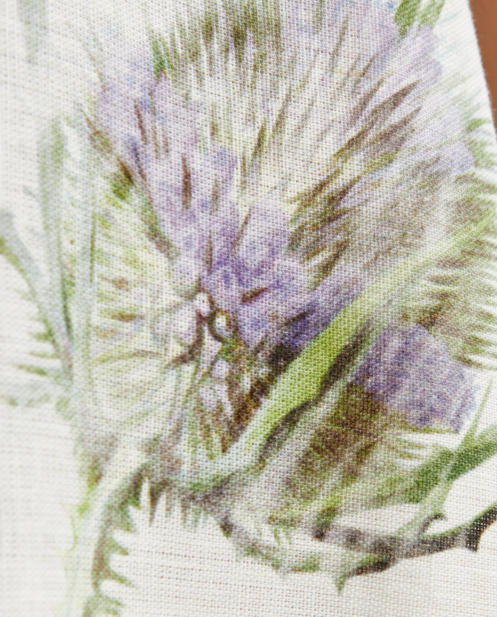 Lniana spódnica midi z kwiatowym wzorem - Image #3