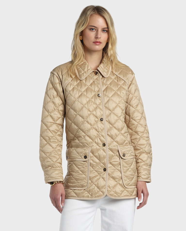 Beżowa kurtka Varesotto