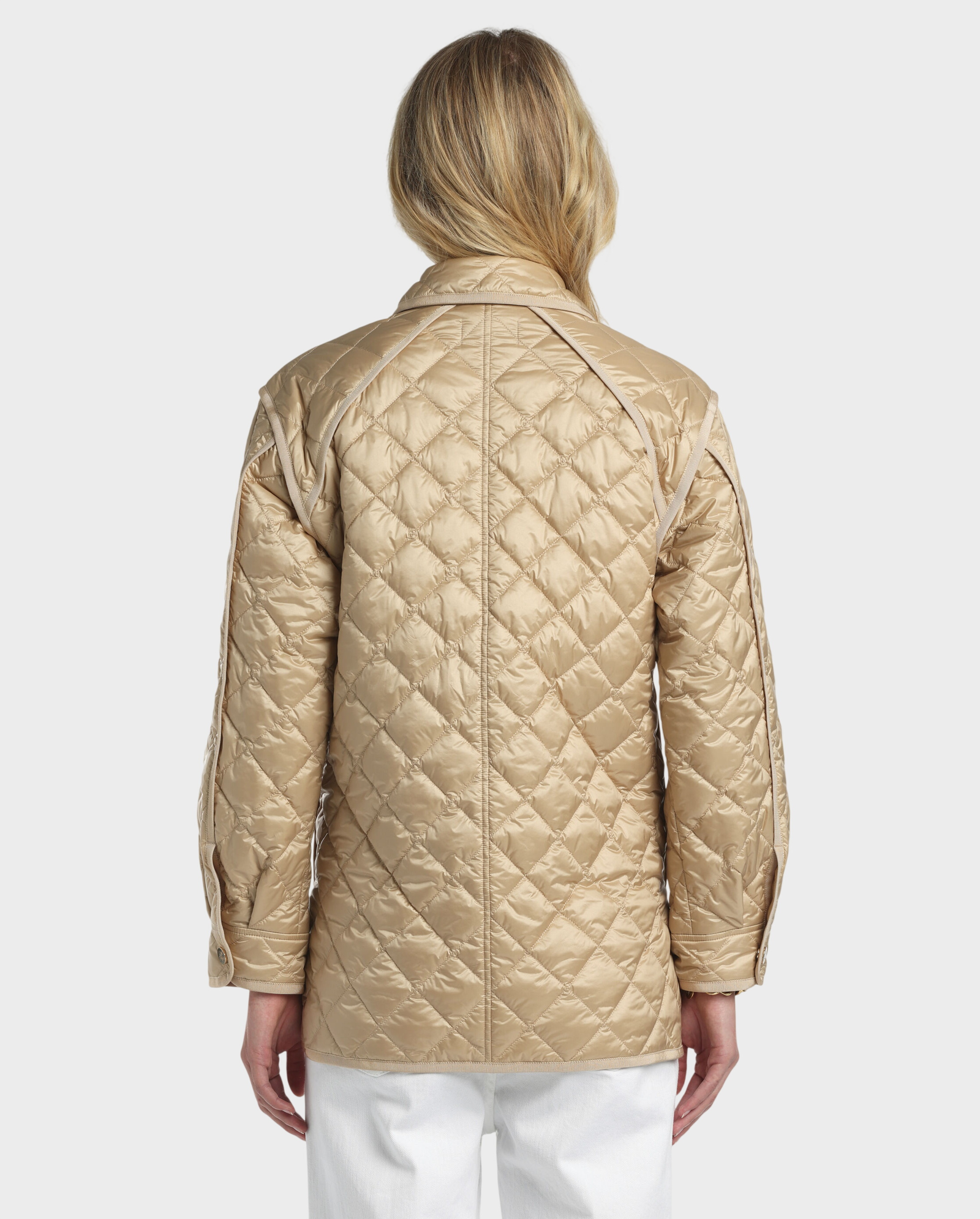 Beżowa kurtka Varesotto - Image #1