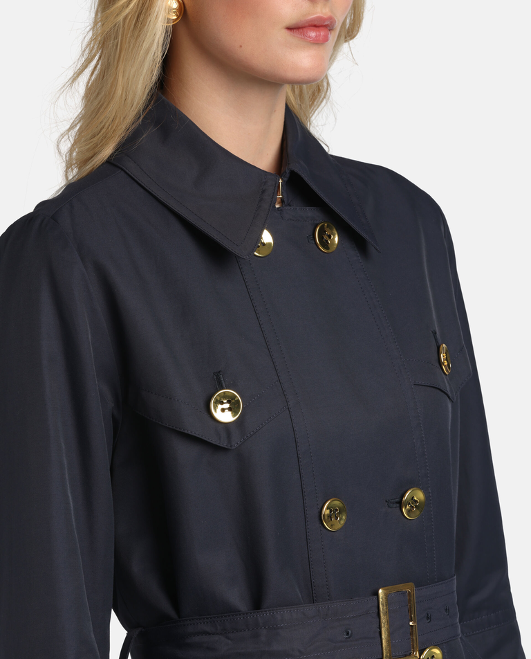 Granatowy płaszcz Vilalba - Image #3