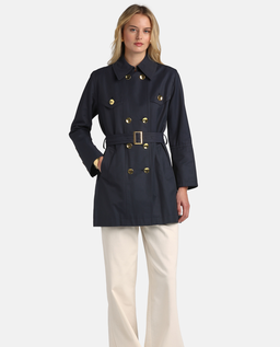 Granatowy płaszcz Vilalba - Image #2