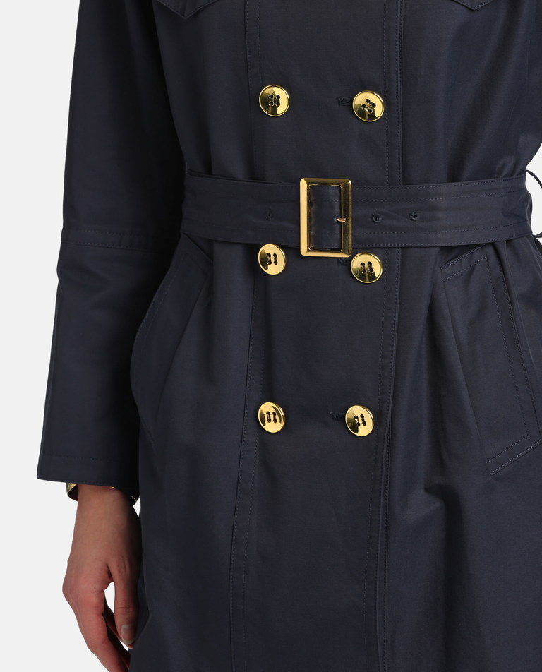 Granatowy płaszcz Vilalba - Image #4