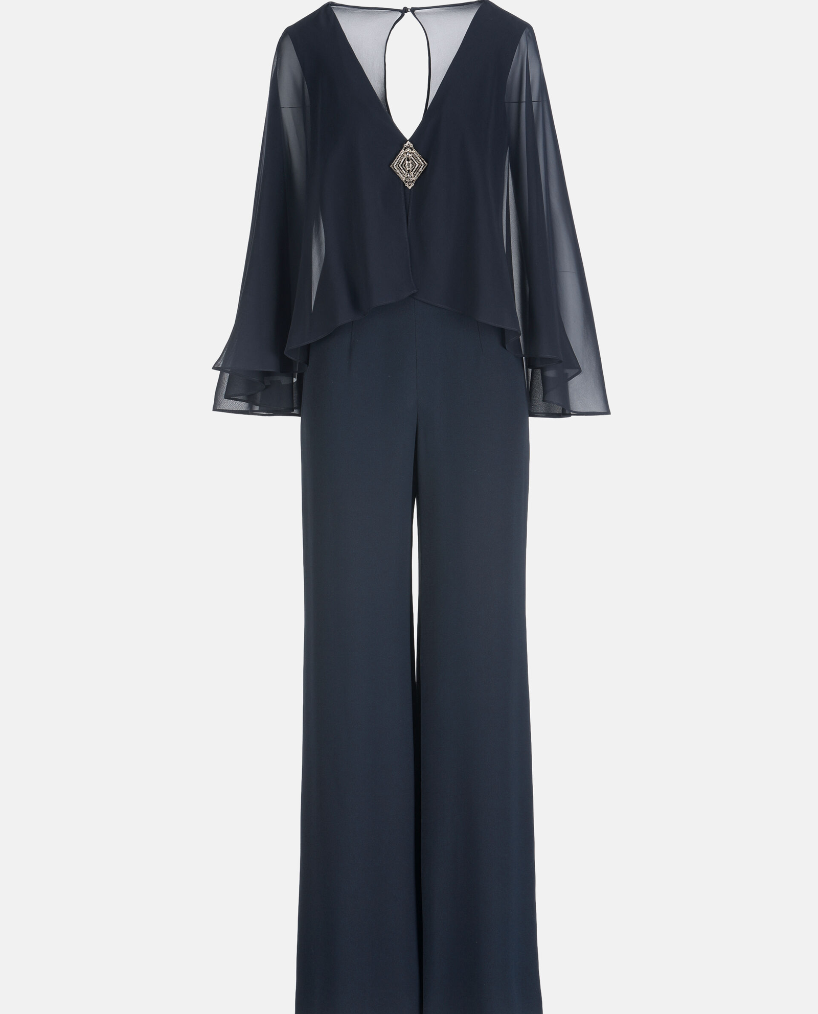 Granatowy kombinezon z bolerkiem Pericle - Image #6