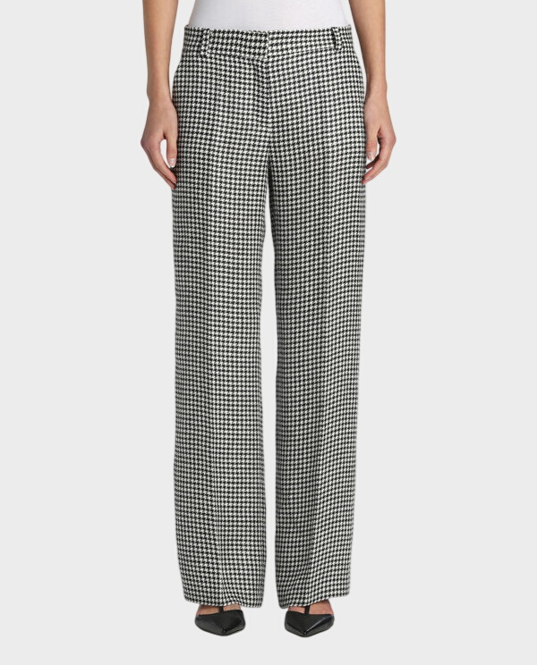 Spodnie w pepitkę Arabesco - Image #0