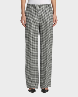 Spodnie w pepitkę Arabesco - Image #0