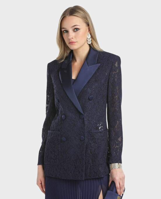 Granatowa marynarka Salwa