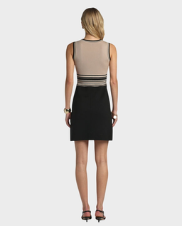 Beżowo-czarna sukienka Marciano - Image #1