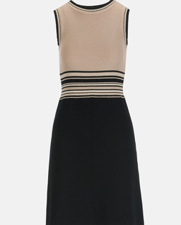 Beżowo-czarna sukienka Marciano - Image #5