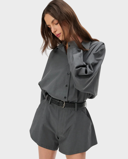 Szorty o trapezowym kroju Naomi - Image #4