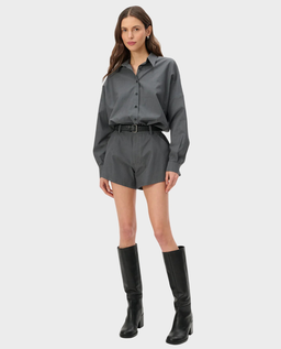 Szorty o trapezowym kroju Naomi - Image #1