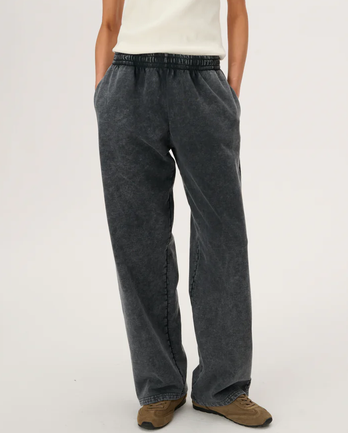 Szare spodnie z bawełny Bruno - Image #0